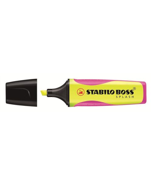 Surligneur- STABILO BOSS SPLASH- 1 surligneur fluo- Jaune