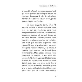 Le cercle des 15