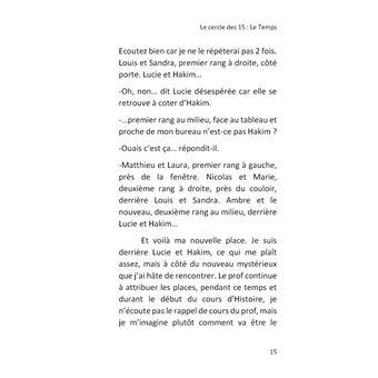 Le cercle des 15