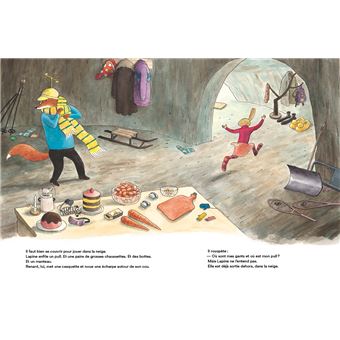 Renard et Lapine - Les bonshommes de neige