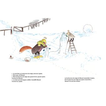 Renard et Lapine - Les bonshommes de neige