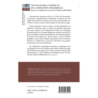 L'humanitaire à l'épreuve de la prédation néolibérale