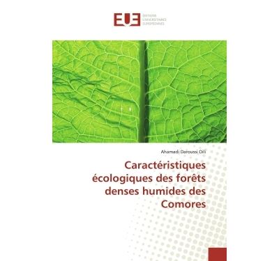 Caracteristiques ecologiques des forets denses humides des c