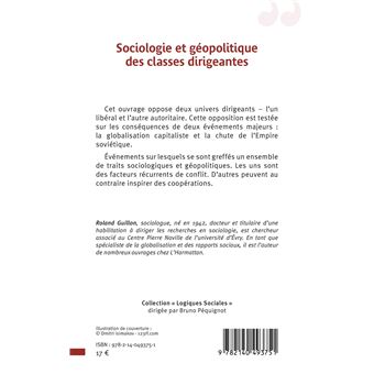 Sociologie et géopolitique des classes dirigeantes