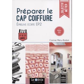 Preparer Le Cap Coiffure Epreuve Ecrite Ep2 Broche Corinne Menu Boduin Achat Livre Fnac