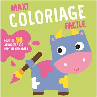 La vache, maxi coloriage