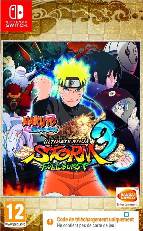 Bandai Namco Naruto Shippuden Ultimate Ninja Storm 3 Full Burst Code In A Box Nintendo Switch