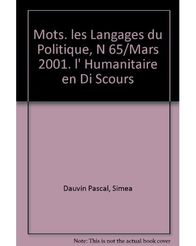 Mots. Les langages du politiques