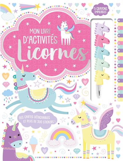 Mon livre d'activites - licornes