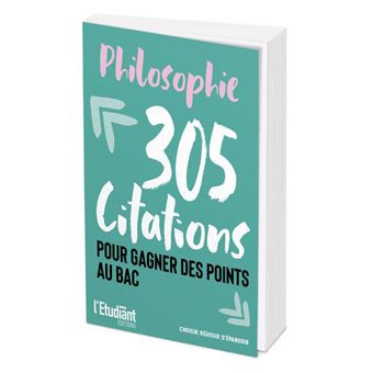 Philosophie - 305 citations pour gagner des points au bac
