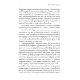 Défense de Léon Trotsky