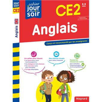 Anglais CE2 - Cahier Jour Soir