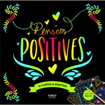 Cartes A Gratter Pensees Positives 10 Cartes A Gratter Lisa Magano Achat Livre Fnac