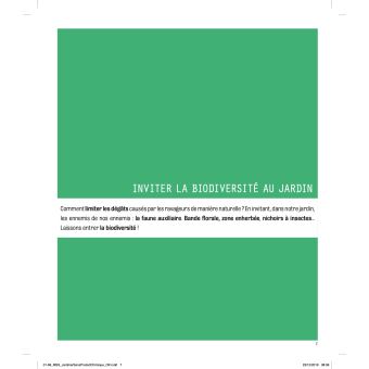 Jardiner sans produit chimique