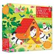 A la ferme - Mon petit coffret Livre et 3 puzzles
