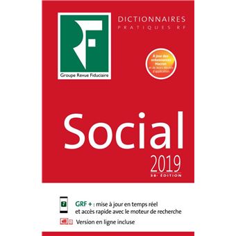 Dictionnaire Social 2019 Broche Revue Fiduciaire Achat Livre Fnac