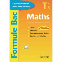 Vuibert Formule Bac Mathématiques Term S enseignement obligatoire et de spécialité