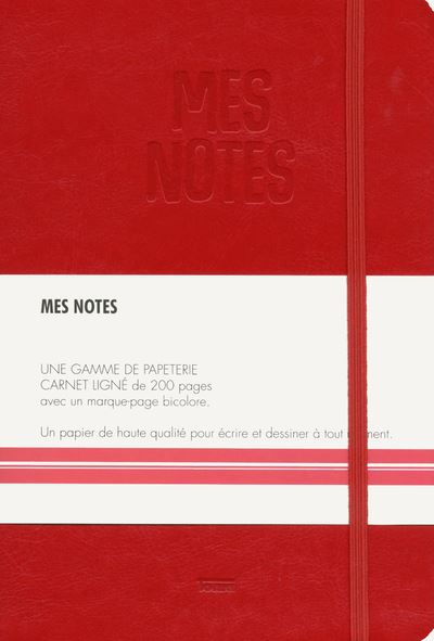 Notes cuir garance