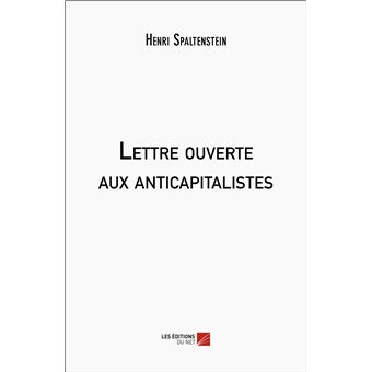 Lettre ouverte aux anticapitalistes