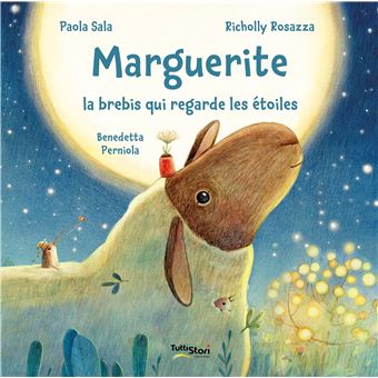 Marguerite la brebis qui regarde les étoiles