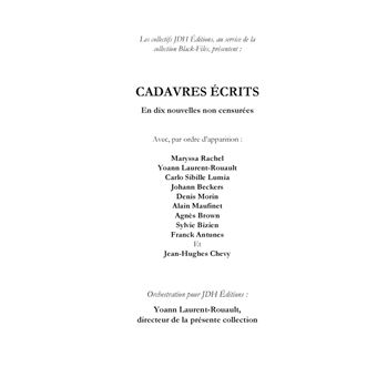 Cadavres écrits