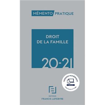 Mémento Droit de la famille 2020-2021