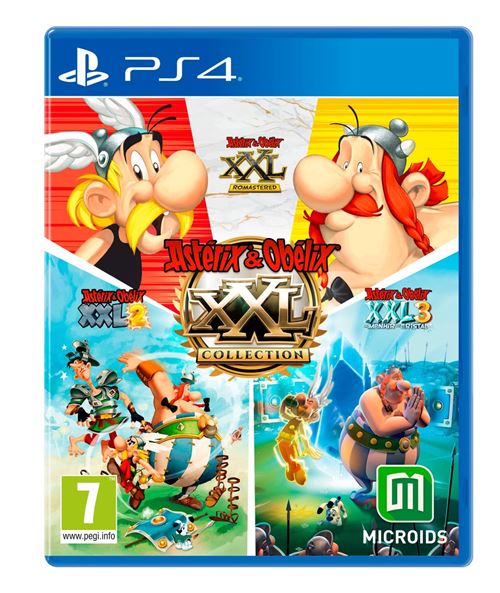 Pochette avant du jeu Asterix et Obelix XXL Collection PS4