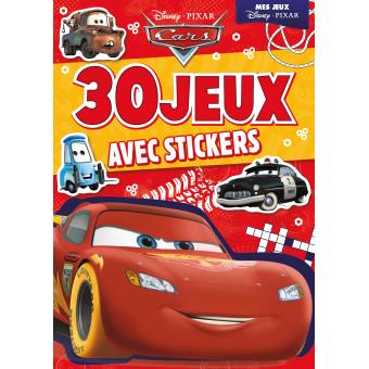 Cars, 30 JEUX AVEC STICKERS