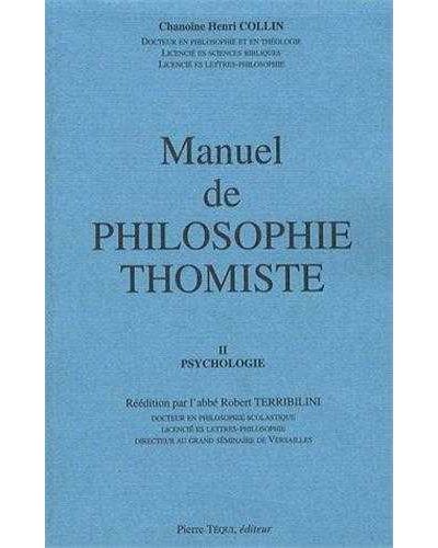 Manuel de philosophie thomiste,2