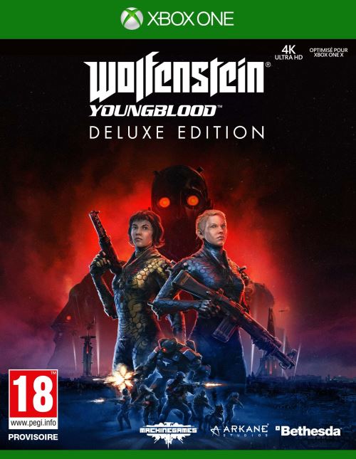 Pochette avant du jeu Wolfenstein Youngblood Deluxe Edition Xbox One