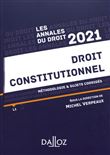 Annales Droit constitutionnel 2021