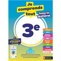 Je comprends tout - tout en un 3ème