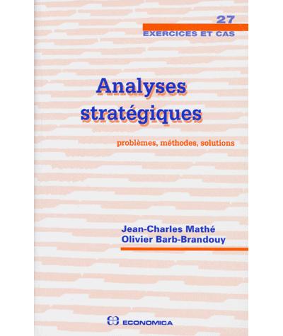 Analyses strategiques problemes methodes solutions