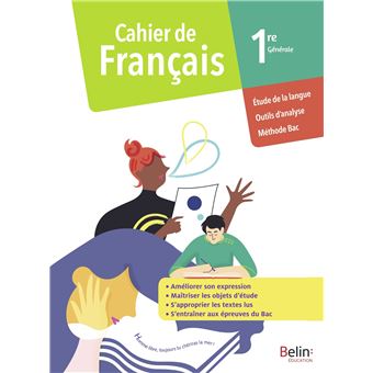 Cahier de Français 1re Générale