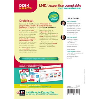 DCG 4 - Droit fiscal - Manuel et applications - Millésime 2021-2022