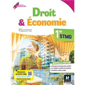 Perspectives - DROIT-ECONOMIE - 1re STMG - Éd. 2023 - Manuel élève
