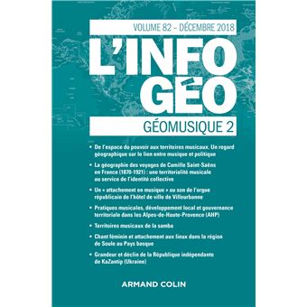 L'Information géographique (4/2018) Géomusique 2