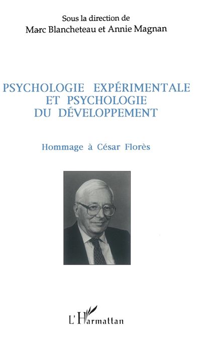 Psycho.experimentale et psycho.developpement