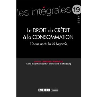Le droit du crédit à la consommation
