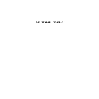 Meurtres en moselle