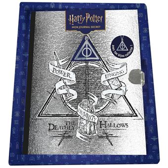 Harry Potter - Mon journal secret reliques de la mort avec pendentif