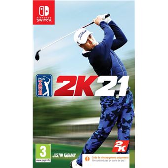 PGA Tour 2K21 Code in a box Nintendo Switch