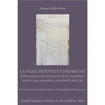 La fille séduite et heureuse