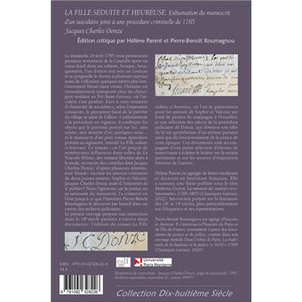 La fille séduite et heureuse