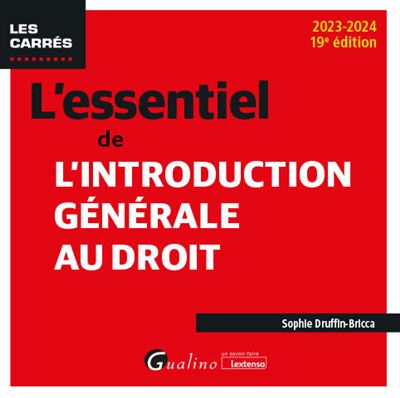 L'essentiel de l'Introduction générale au droit