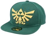 Casquette Zelda Twilight Princess Golden Triforce Logo Vert