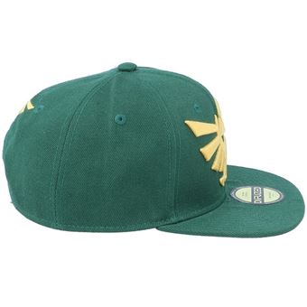 Casquette Zelda Twilight Princess Golden Triforce Logo Vert