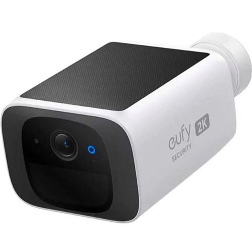 Caméra de surveillance Eufy Solocam S220 2K avec panneau solaire Blanc