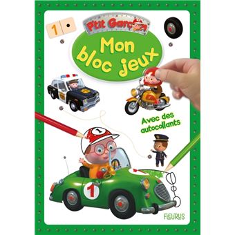 Mon bloc de jeux - P'tit Garçon - Voiture