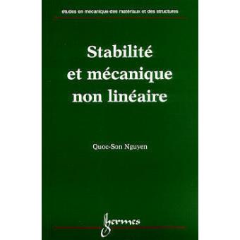 Stabilité et mécanique non linéaire